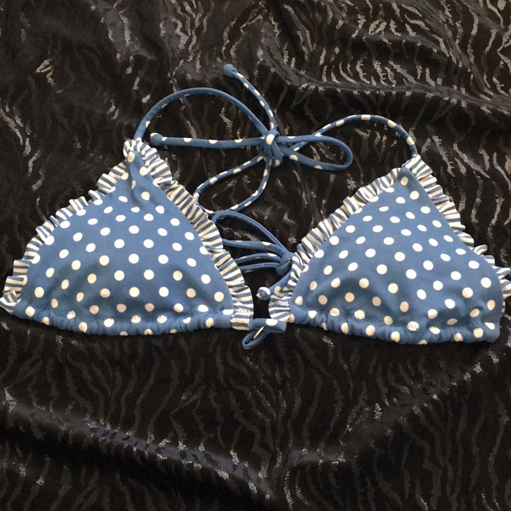 Victoria’s Secret Swim Bra Dots Top Small
